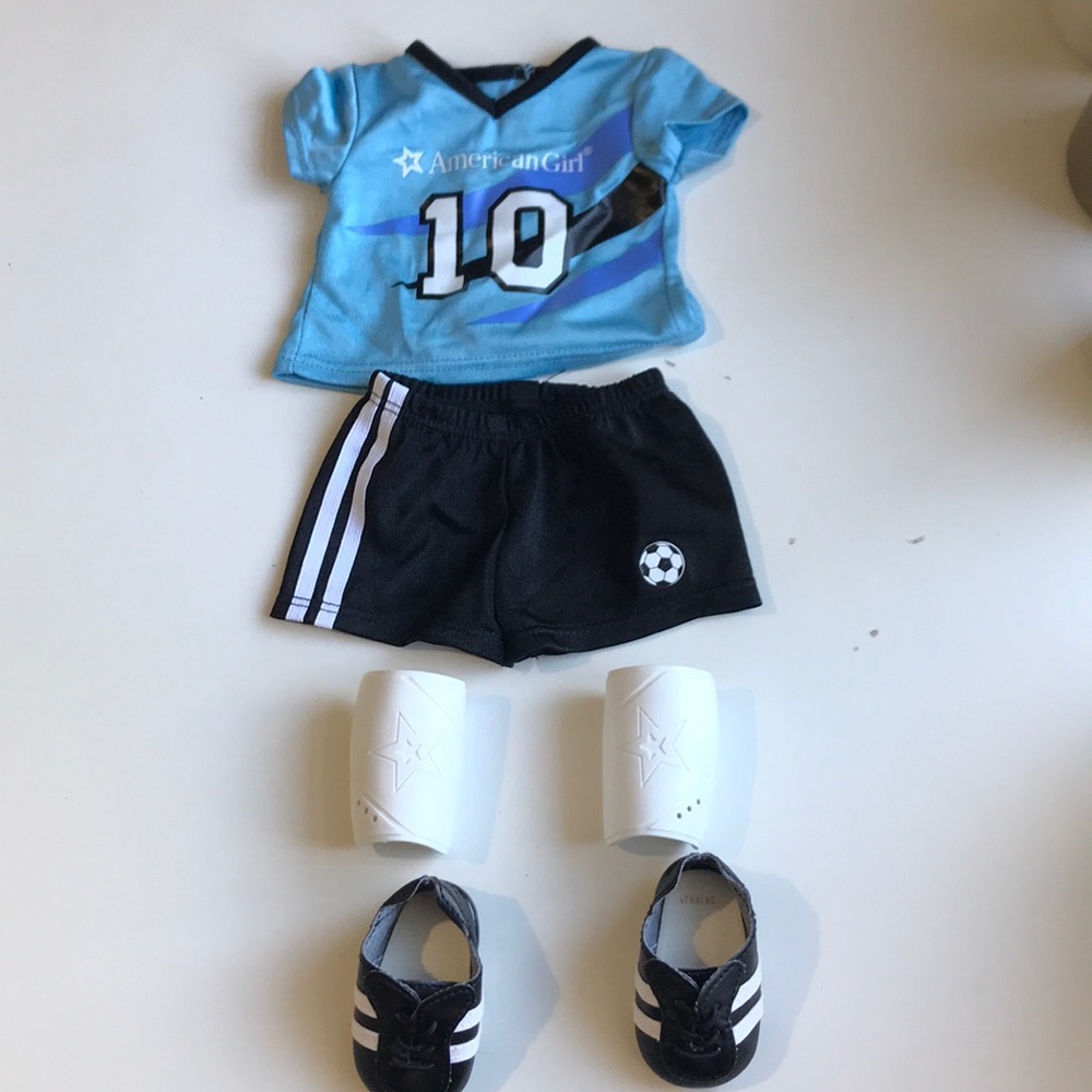 American Girl doll soccer outfit